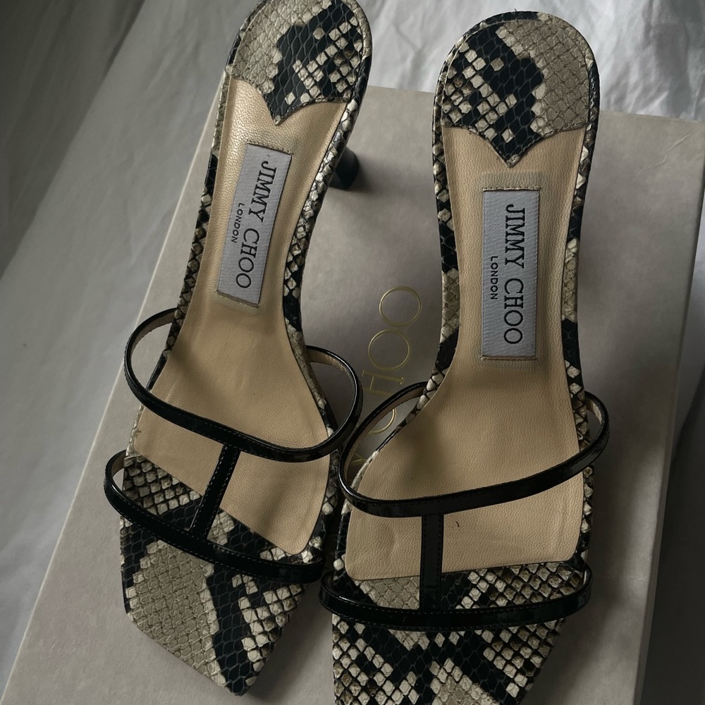 * SOLD Jimmy Choo Ría sandal heel